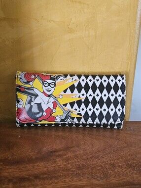 Harley Quinn PU Leather Long Linr Wallet Purse